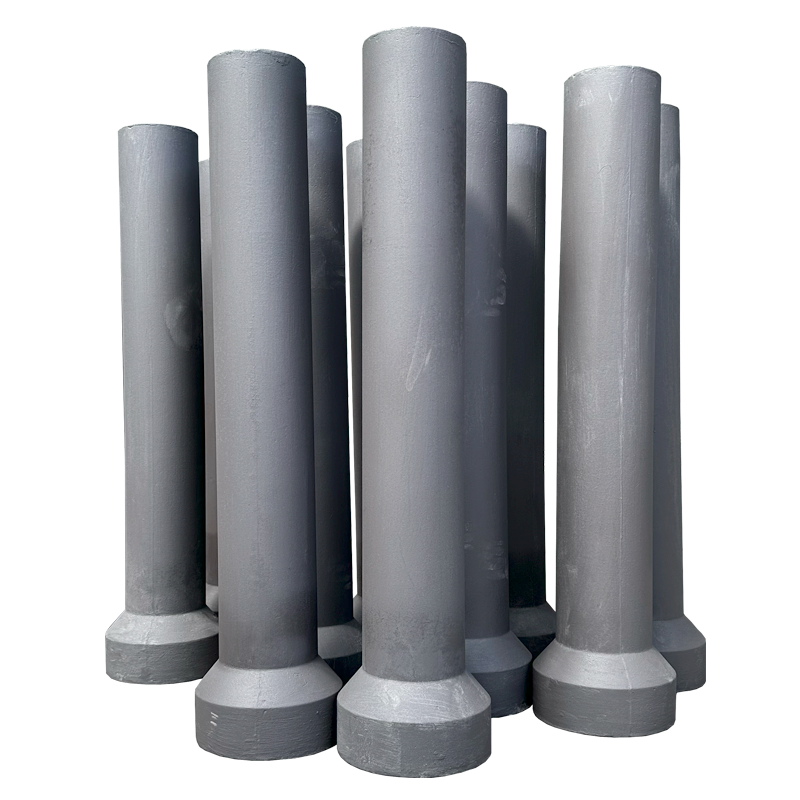 Si3N4 Bond SiC (NSiC) Ceramic Riser And Stalk Tube For Low Pressure Die Casting Industry